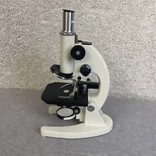 Medical Industrial Microscope Model 33042 With Wood Case XSP-13A VINTAGE