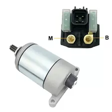 For Yamaha 2009-2014 Grizzly 550 Starter & Relay (For: More than one vehicle)