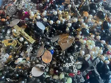 HUGE LOT OVER 17 LBS. OF BROKEN & DAMAGED ROSARIES CATHOLIC PRAYER BEADS WOW!