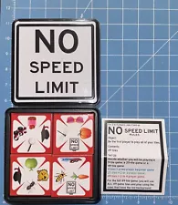 Pressman NO SPEED LIMIT High Speed DOMINO game for all ages. Tiles card game