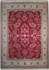 9' x 12' Fine Quality Red Sarouk Rug 18477