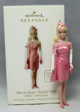 Hallmark Keepsake Barbie "Movie Mixer" Barbie Fashion Model Doll Ornament 2010