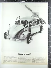 2 ADS 1965 VW Volkswagen bug Beetle disassembled Need A Part, Porsche motor 1964