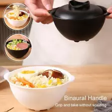 Microwave Ramen Bowl Instant Noodle Bowls With Lid NEWN