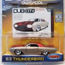 Jada Toys 1963 Thunderbird Dub City Old Skool Wave 11 1:64 Scale For Sale