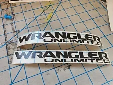 Wrangler Jeep Unlimited JL Fender Decal