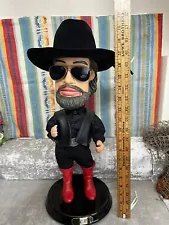 Hank Williams JR. Dancing Singing Toy Doll Born to Boogie Vintage In BOX 20”