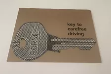 1964 1965 Porsche 356 C SC 356C Brochure Key to Carefree Driving Original