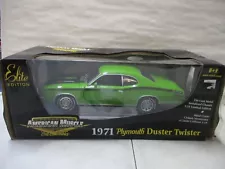 American Muscle Elite 1971 Plymouth Duster Twister 1/18 Green