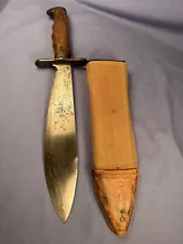 Rare Pre WW1 US Army M1910 Bolo Knife w Scabbard-SA 1911