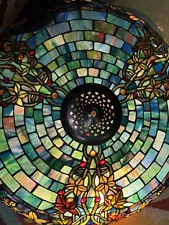 Large Tiffany Stained Glass Lamp Shade