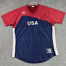 Jennie Finch Team USA Softball Jersey Adult Extra Large OT Team Wear Made In USA