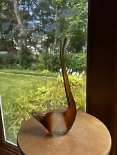 Vintage Glass Swan