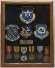 New ListingVietnam Campaign 6 Service Medals & 4 Patches USAF /Airlift / Nat'l Defense