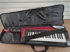 KORG RK100S 2 RED KEYTAR SYNTHESIZER WITH CASE AND SHOULDER STRAP - (WCP024045)