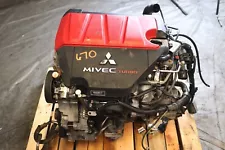 2008 MITSUBISHI LANCER EVOLUTION MR GSR 4B11T OEM TURBO ENGINE MOTOR ASSY #670