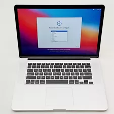 Apple MacBook Pro 11,2 A1398 2014 i7 4770HQ 2.20GHZ 15" 16GB 256GB OSX Big Sur