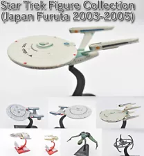 Furuta Star Trek Figure Japan(S1,S2,Alpha & Beta. Over 20 types of spaceship)