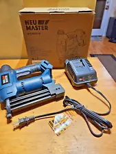 Neu Master 20V Cordless Brad Nailer/Staple Gun & charger NTC0023-18. No Battery