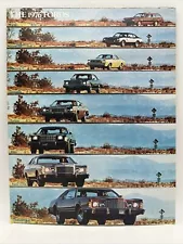 1976 FORD FULL CATALOG ALL MODELS Auto Dealer Car Sales Brochure Fold Out Poster