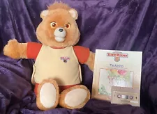 Teddy Ruxpin 3 gen WOW 1985 with airship, tape and book(restored)