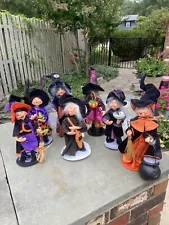 7- QUANITY ANNALEE HALLOWEEN WITCH LOT