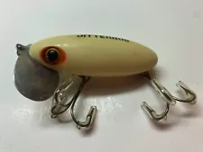 Arbogast Jitterbug Fishing Lure with Rare Bone-Like Color - VINTAGE