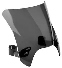 NC Windshield Dark Tint Black Hardware 9.25in Yamaha Stryker Bullet Cowl 15-16 (For: Yamaha Stryker Bullet Cowl)