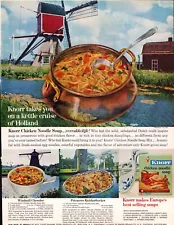 Vintage Print Ad -1963 for Knorr Chicken Noodle Soup