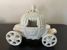 Beautiful Porcelain Cinderella Carriage Ivory Color