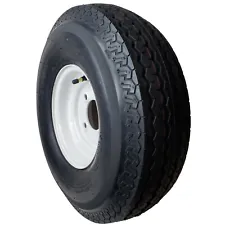 5.70-8 570-8 Utility Pop up Camper Boat Trailer Tire Rim Wheel 4-Hole 8ply white