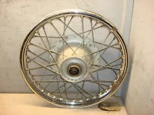 TRIUMPH T 120 TR 6 1971 REAR WHEEL COMPLETE CONICAL 18 " INCH OEM VINTAGE AHRMA