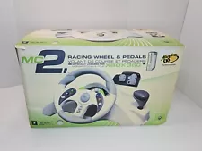 Mad Catz MC2 Racing Steering Wheel and Pedals for Xbox 360 w/Box Tested