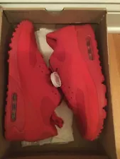 New Nike Air Max 90 Hyperfuse USA Red Independence Day US 9.5 2013 613841-660 QS