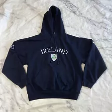 Live For Rugby Ireland Hoodie Men’s Size Small Blue Shamrock Flag Pullover K23