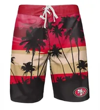 New San Francisco 49ers Mens Foco NFL Team Board Shorts Trunks 2XL FAST US SHIP