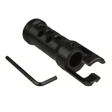 7.62x39 Twist On Muzzle Brake For SKS Rifle Recoil Reducing Steel Construction