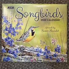 LANG Wall Calendar 2022 Songbirds Bourdet Bookmark Coasters Magnets Gift Tags