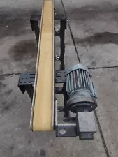 dorner 6100series belt conveyor stainless frame with stands 4x48