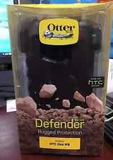 Otterbox Defender series case With Belt Clip For HTC One M9 Black