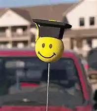 1 Graduation Antenna Topper (Free Shipping with 6 or more items)