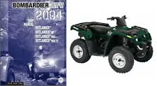 2004-2005 Can-Am Outlander ( 330 400 HO Max XT ) ATV Service Repair Manual CD