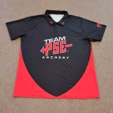 PSE ARCHERY TEAM JERSEY Mens 3XL S/S POLO Pro Performance Bow Hunting Target