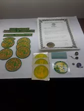 Mexico Border Patrol Memorabilia 1911-1916 Patches,pins ,Certificate Collectible