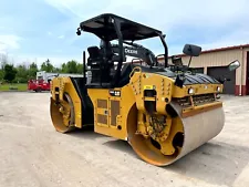 2017 Caterpillar CAT CB66B 84" Smooth Double Drum Vibratory Ride On Roller