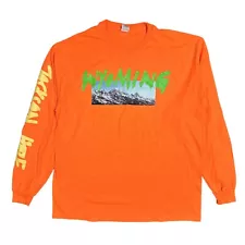 Kanye West Ye Wyoming 2018 Listening Party Orange L/S T Shirt Mens XL