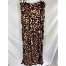 Lascana for Venus Cheetah Print Strapless Maxi Dress Size XL