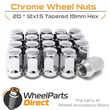 Wheel Nuts (20) 12x1.5 for Dodge Caliber SRT-4 06-12 on Aftermarket Wheels