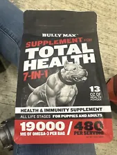 Bully Max Supplement for Total Health 7-IN-1 Exp 03/2025 Health Immunity 13oz