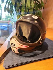 Casco Vintage Helmet Cafe Racer 1970s 1980s Nava Vip Motorcycle